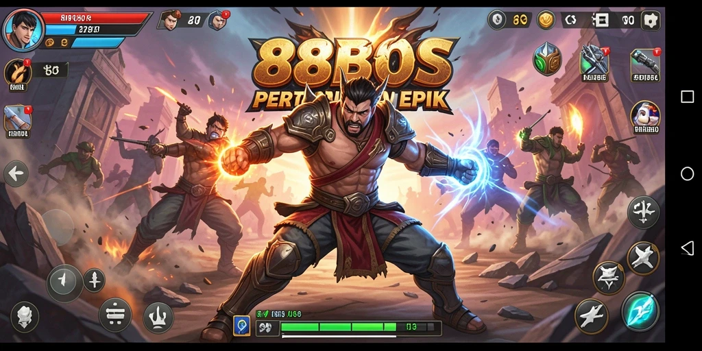 Tampilan aksi pertarungan yang mendebarkan di 88BOS.