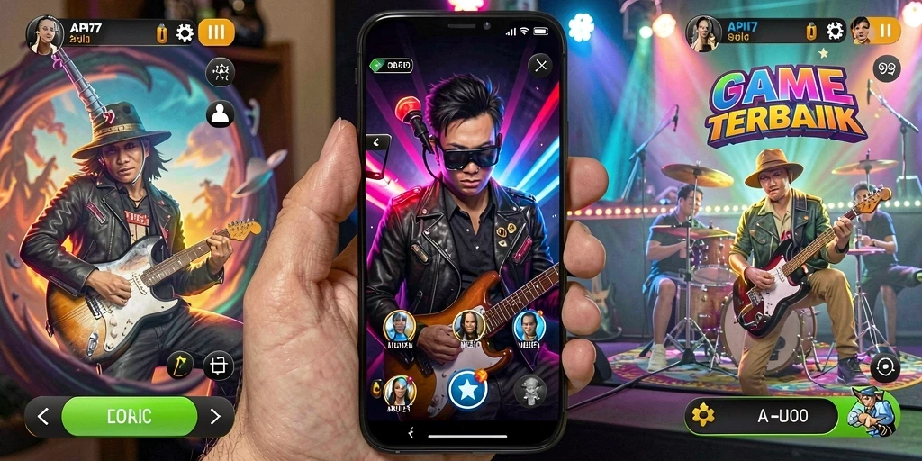 Tampilan gameplay API77 yang seru dan interaktif dalam permainan musik.