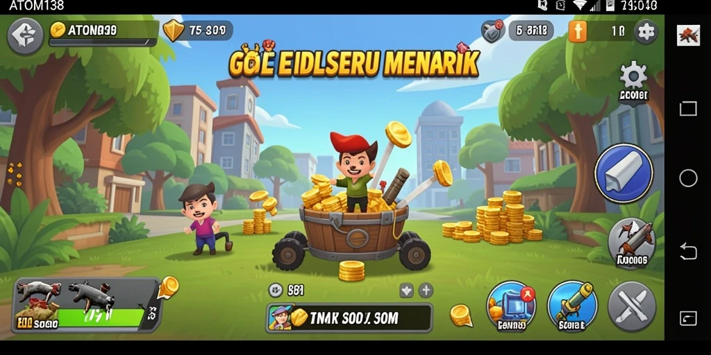 Gameplay seru ATOM138 dengan elemen Idle yang menarik.