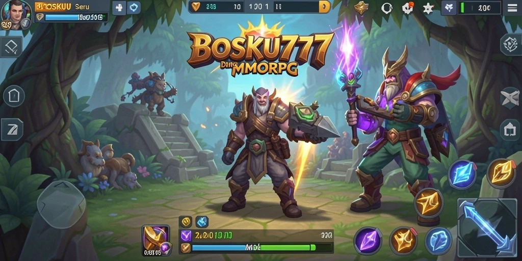 Gameplay seru BOSKU777 dalam dunia MMORPG yang menakjubkan.