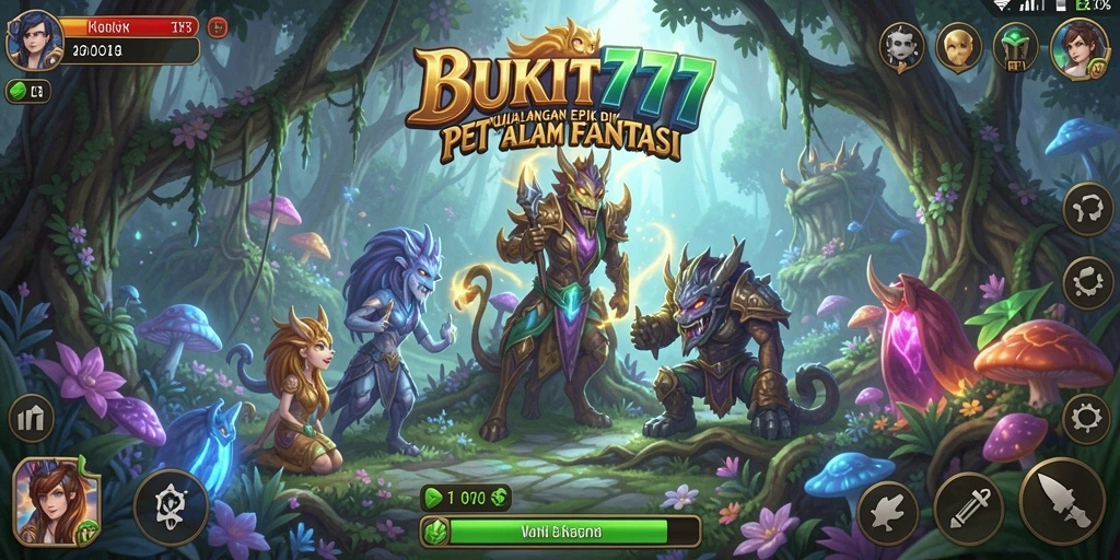 Menggambarkan aksi seru di dalam gameplay BUKIT777 yang penuh petualangan.