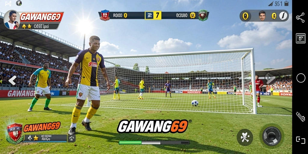Tampilan gameplay GAWANG69 yang memukau dengan aksi olahraga.