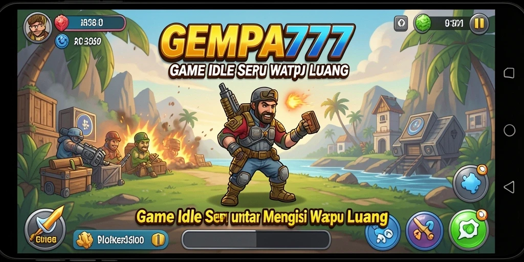Screenshot utama menampilkan gameplay santai dan menarik dari GEMPA777.