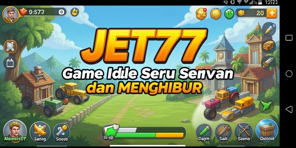Tampilan gameplay <strong>JET77</strong> yang seru dan menarik.