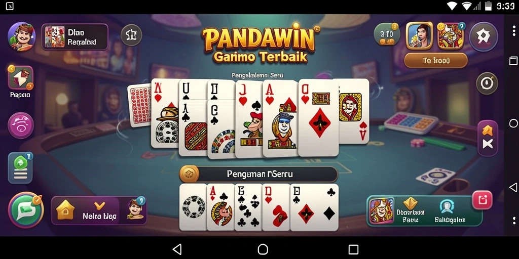 Screenshot gameplay PANDAWIN yang menampilkan aksi seru permainan Domino.