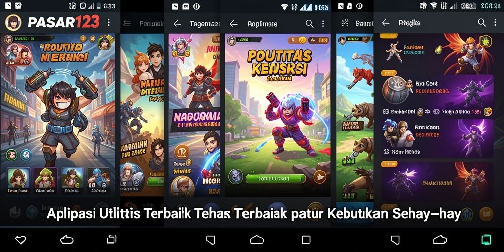 Tampilan antarmuka PASAR123 yang memudahkan pengguna mengelola kegiatan.