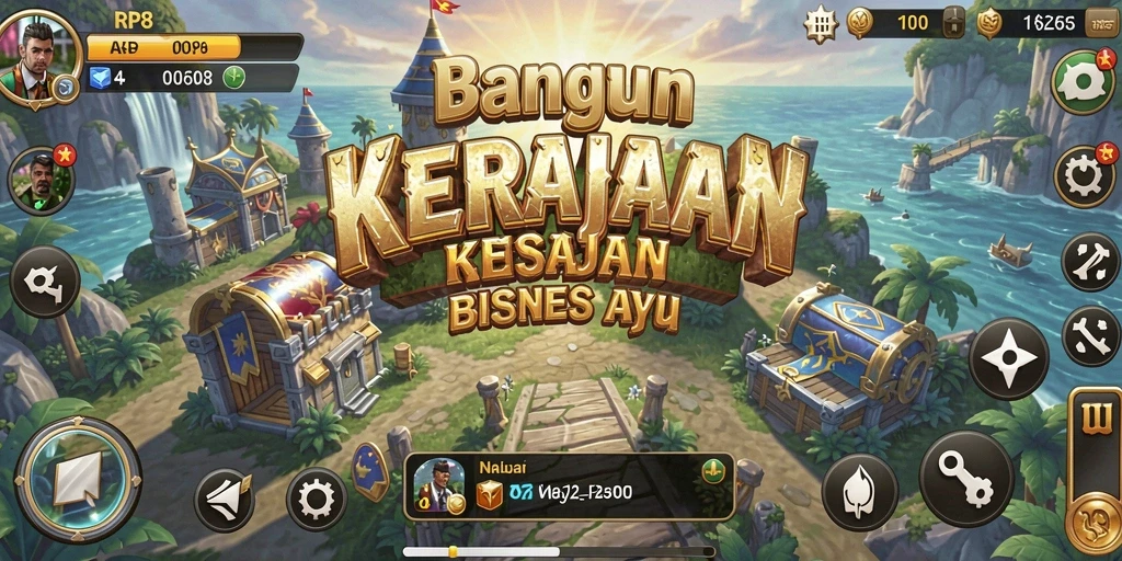 Screenshot utama RP8 menampilkan gameplay Tycoon yang seru dan interaktif.