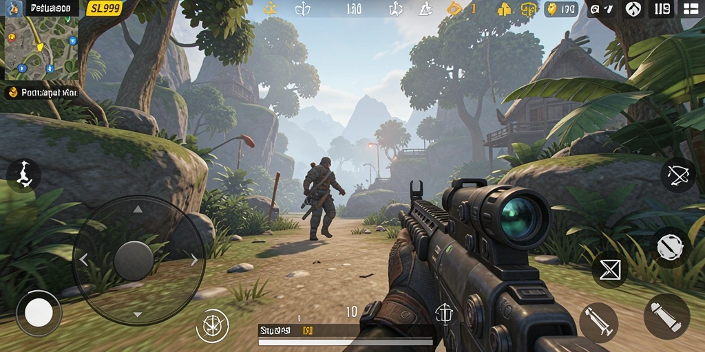 Tampilan gameplay seru dari SL999 yang memukau.