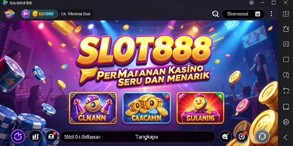 Tampilan gameplay menarik dan beragam fitur bonus di SLOT88.