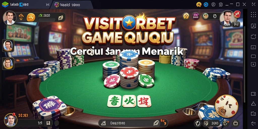 Tampilan menarik gameplay QiuQiu di VISITORBET.